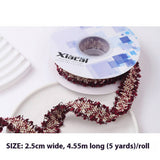 RIBBON TWEED BOUQUET FLOWER WRAP DIY RIBBON_CWMM5745