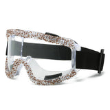 RHINESTONE ANTI SAND AND DUST CYCLING GLASSES_CWASG0859
