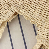 LARGE CAPACITY BEACH PAPER ROPE HOLLOW WOVEN BAG_CWAB2031