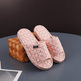 THICK COTTON INDOOR SLIPPERS WITH FABRIC SOLE_CWSHF0173
