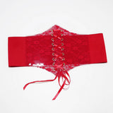 Transparent Lace Elastic Belt Girdle Belt_Cwabe0271