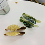 OCEAN SERIES TURTLE HAIR CLAW CUTE SHELL CLIP_CWASC1589