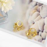 SHINING STAR PENDANT EARRINGS_CWAJE1002