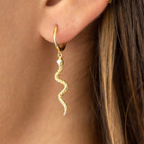 PERSONALIZED EXAGGERATED LONG SNAKE EARRINGS_CWAJE1725
