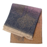 GINKGO JACQUARD SCARF LOOP YARN FRINGE WINTER_CWASC0864