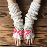 AUTUMN AND WINTER KNITTED JACQUARD GLOVES_CWMM1672