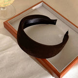 Velvet Wide Headband Elegant Daily Wear_Cwaha07833