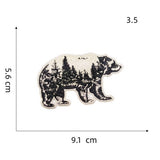 NEW OUTDOOR COLORFUL BEAR EMBROIDERED PATCH_CWMM4024