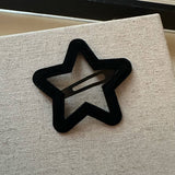Velvet Triangle Hollow Bb Clip Chic Hairpin_Cwaha07970