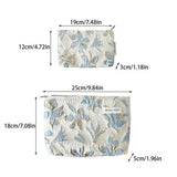 Embossed Floral Makeup Bag Large Travel Wash Pouch_Cuab00738