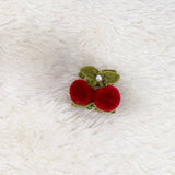 Alloy Flocking Tulip Hairpin Flower Grab Clip_Cwaha5997