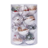 8CM SNOW FILLED PET CHRISTMAS BALLS SET OF 16_CWAJE5310