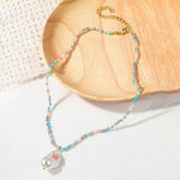 CRYSTAL PENDANT BEADED NECKLACE_CWAJE0436