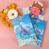 BLUE WAVE TURTLE COVER HARD SHELL NOTEBOOK_CWMM1849