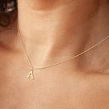 Simple And Fashionable Glossy 26-Letter Necklace