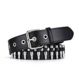 BULLET HEAD OBI PUNK STYLE LADIES PERSONALITY BELT_CWMM0763