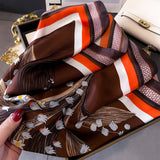 2024 NEW ARTISTIC PRINTED SMALL SQUARE SCARF_CWASC1431