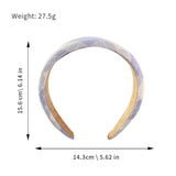 SMALL FRESH PLAID SIMPLE HEADBAND_CWAHA2080