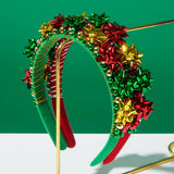 Xmas Bell Flower Headband Shiny Party Style_Cwaje05880