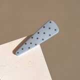 Polkadot Triangle Bangclip Women Duckbillbarrette_Cwaha07786