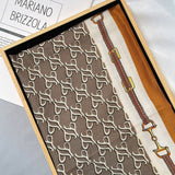 LUXURY CHAIN PRINT VELVET SCARF WRAP_CWASC0910