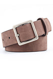 Basic Leatherette Trendy Square Buckle Belt_Cwabe006