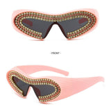 FUTURISTIC SMALL FRAME ONE PIECE SUNGLASSES_CWASG0836