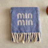 LETTER JACQUARD WOOL BLEND REVERSIBLE SCARF_CWASC2312