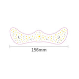 METALLIC FRECKLE FACE TATTOO STICKERS GOLD SILVER_CWMM8364