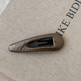 Faux Leather Geometric Bb Clip Elegant Hairpin_Cwaha08051
