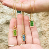 Vintage Titanium Steel Rotating Tarot Necklace_Cwmm5703