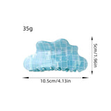 COLORFUL PVC CLOUD HAIR CLAW CHIC VERSATILE_CWAHA2088