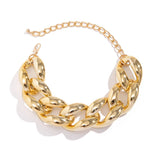 HIP HOP PUNK THICK CHAIN HOLLOW NECKLACE_CWAJE1164