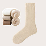 THERMAL FLEECE LINED CREW SOCKS FOR WOMEN WINTER_CWMS0282