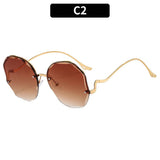 FASHIONABLE AND HIGH END RIMLESS SUNGLASSES_CWASG0383