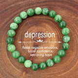 Crystal Natural Stone Beaded Bracelet Unisex_Cwmm11267