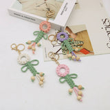 2024 HAND WOVEN FLOWER KEYCHAIN_CWMM1571