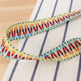 RETRO COLOR SHOULDER STRAP WOVEN BAG_CWAB2019