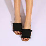 LADIES CASUAL BEACH FLAT SANDALS_CWSHS0652