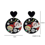 CHRISTMAS CARTOON SWEET DESIGN EARRINGS_CWAJE1837