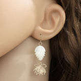 SIMPLE AND STYLISH WHITE SHELL EARRINGS_CWMM4331