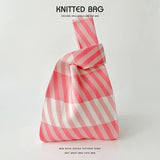 Versatile Contrast Striped Knitted Tote Bag_Cwab2392