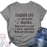 Womens Teacher Life I Dont Funny Tee_Cwttsl0487
