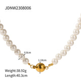 NICHE PEARL FRENCH LIGHT LUXURY NECKLACE_CWAJE1430