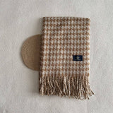 REVERSIBLE HOUNDSTOOTH SCARF SOFT WINTER WRAP_CWASC2330