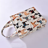 Cartoon Cute Canvas Handbag Cosmetics Storage_Cuab0188
