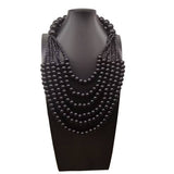 MULTI LAYER WOODEN BEAD TASSEL SWEATER CHAIN_CWMM4851