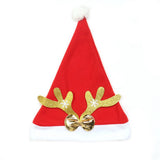 LUXURY VELVET REINDEER SANTA HAT FOR XMAS_CWAJE05369