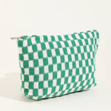 LARGE PLAID WASH BAG COSMETIC BAG_CWAB1034