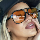 Vintage Double Bridge Aviator Sunglasses_Cwasg0113